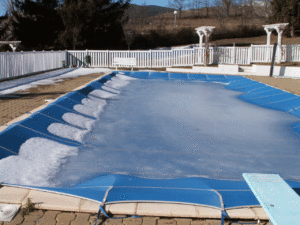 winter swimming pool care