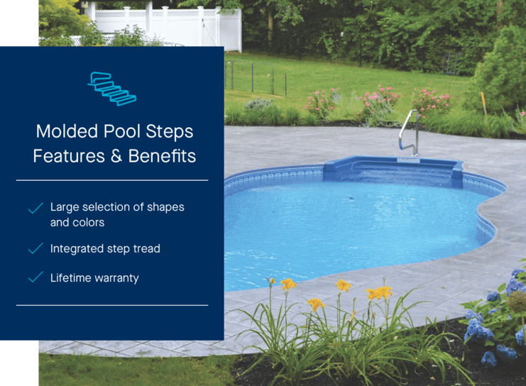 Molded Pool Steps